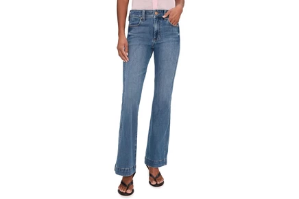 Джинсы KUT from the Kloth Natalie High-Rise Bootcut Side Inset-Wide Hem in Alliance