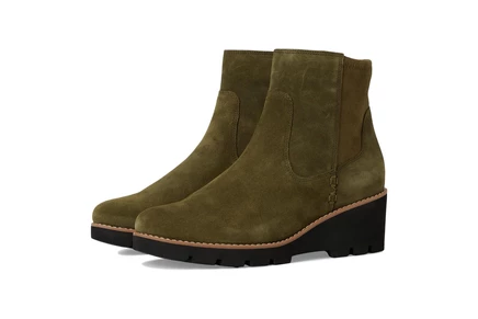 dark olive suede