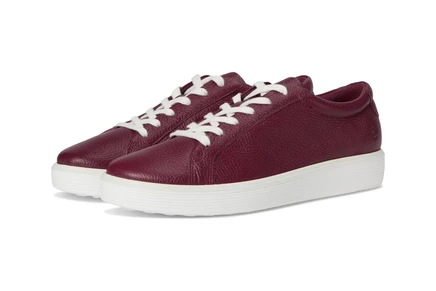 Женские кроссовки Ecco Soft 60, темно-рубиновые