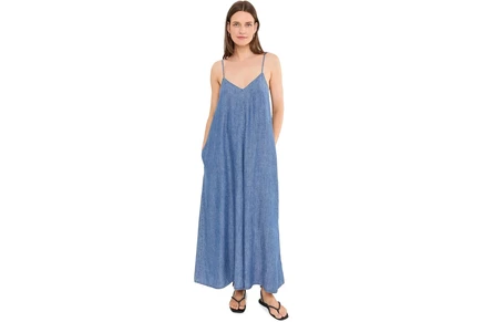 Платье Faherty Tried & True Chambray Slip Dress