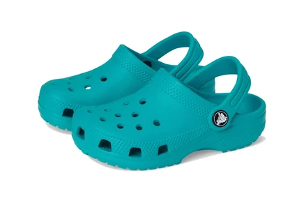 Детские сабо Crocs Kids Classic Clogs, бирюзовые