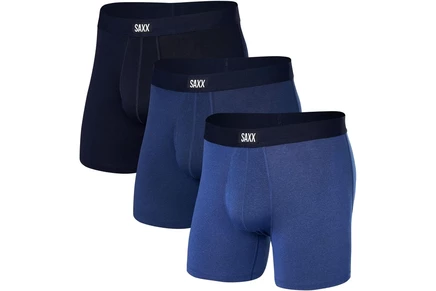 Мужские трусы-боксеры SAXX Underwear Daytripper 3 шт., синие