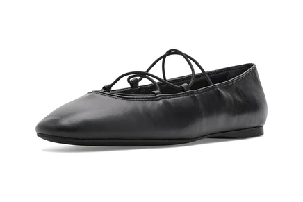 Женские балетки Franco Sarto Delira, черная кожа