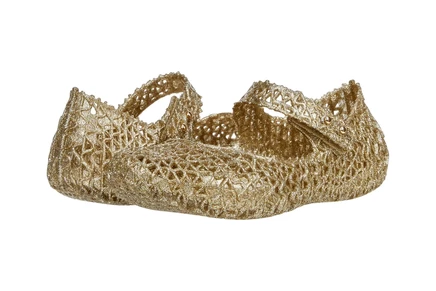 Детские балетки Mini Melissa Campana Papel BB, золотистые