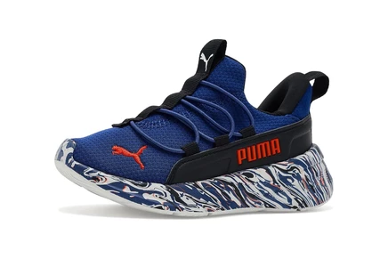 Кроссовки для малышей Puma Softride One4All без шнуров, сине‑красные