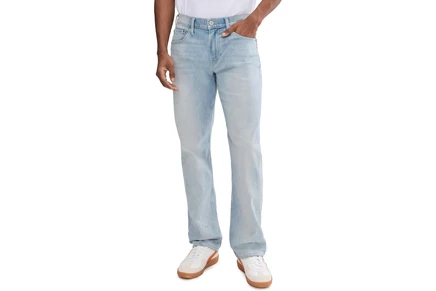 Брюки Paige Normandie Transcend Vintage Straight Leg Jeans in Ferdinand