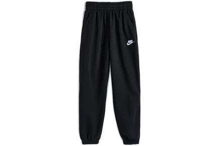 Детские джоггеры Nike Club Fleece, черные/белые