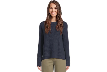 Свитер L.L.Bean Mariner Shaker Mixed-Stitch Sweater Crewneck