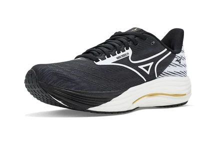 Унисекс кроссовки Mizuno Wave Rider 29 Origami, черно-белые