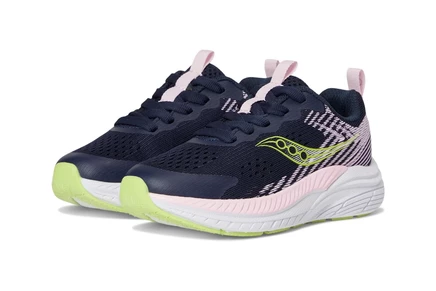 Кроссовки детские Saucony Kids Hurricane KDZ, сине-розовые