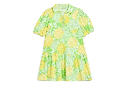 Детское платье Lilly Pulitzer Mini Bingley, зелёное