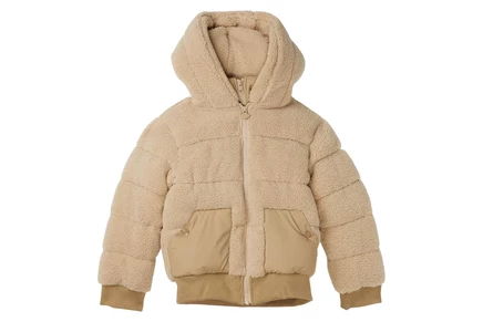 Детский пуховик Appaman Kids Teddy, бежевый