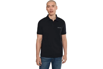 Поло Armani Exchange White Edition Short Sleeve Slim Polo Shirt