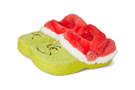 Унисекс сабо Crocs The Grinch Classic Lined, зеленые