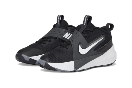 Детские кроссовки Nike Team Hustle D 12, черно-белые