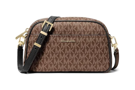 Унисекс сумка MICHAEL Michael Kors Jet Set Small Camera Xbody, коричнево-черная