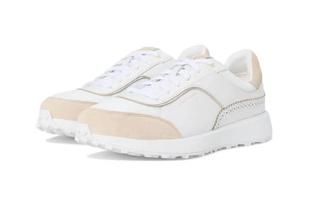 Женские кроссовки Cole Haan Grand Crosscourt Hallet Runners white oat suede