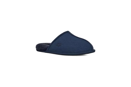Мужские домашние тапочки Ugg Scuff из овчины, темно-синие