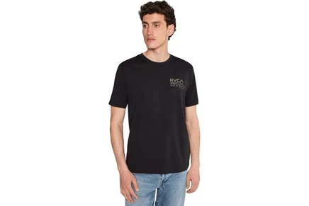 RVCA Hex Over Short Sleeve black