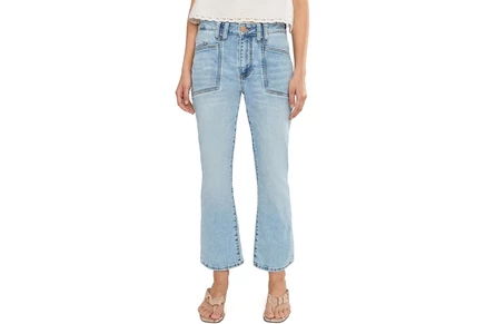 Джинсы KUT from the Kloth Petite Kelsey High-Rise Ankle Flare