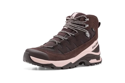 Женские ботинки salomon quest echo gtx, черно-коричневые