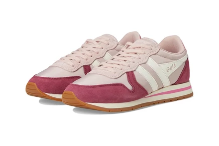 Женские кеды Gola Daytona Chute, розово-белые