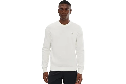 Свитер Lacoste Monochrome Crew Neck Cotton Sweater