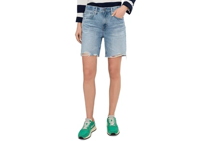 Шорты AG Jeans Ex-boyfriend Mid Rise Slouchy Shorts