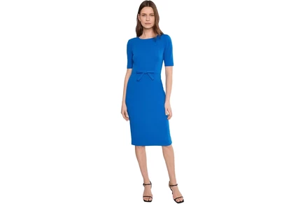 Платье Adrianna Papell Mini Bow Front Sheath Dress