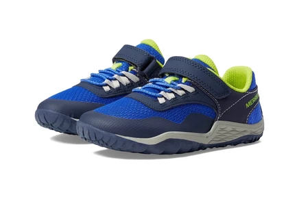 Merrell Kids Trail Glove 7 A/C (Little Kid/Big Kid) blue/lime