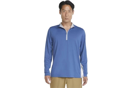 Мужской свитшот Puma Golf Gamer 1/4 Zip, ярко-кобалтовый