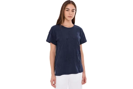 Karyn Seo Luca Tee deep navy