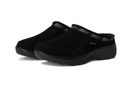 Женские слипоны Skechers Easy Going Seasonal Grace, черные