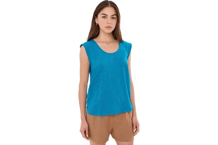 Женская футболка Mod-o-doc Cap Sleeve Scoop Neck Tee