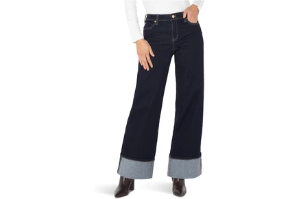 Джинсы Liverpool Los Angeles Morgan Mid-rise Cuffed Wide Leg Jeans