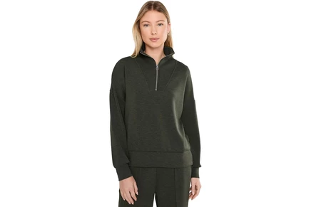Женский свитшот Varley Hawley 1/2 Zip Sweat