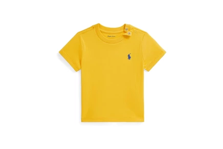 Футболка для младенцев Polo Ralph Lauren Kids, желтая