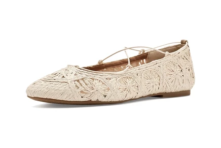 Женские балетки Lucky Brand Tennyr Crochet, натуральные