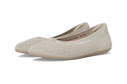 Женские балетки Skechers Cleo 2.0 Mesmerizing Nights, тауп
