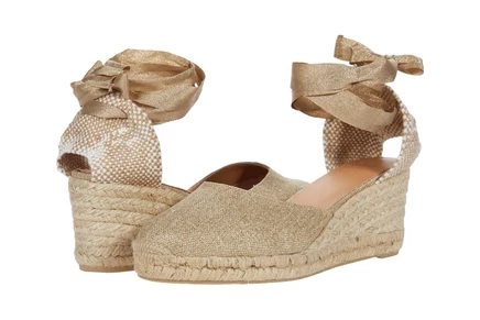 CASTANER Carina 60mm Wedge Espadrille oro claro