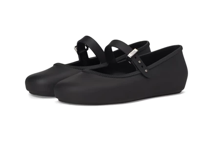 Балетки для детей Mini Melissa Soft Ballerina, черные