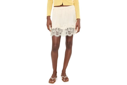 Free People Meet Me in The Middle 1/2 Slip tofu