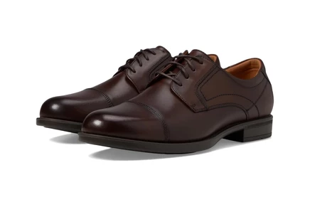 Мужские оксфорды Florsheim Midtown Cap Toe, коричневые