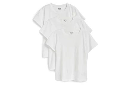 Madewell Zappos Northside 3 Packs white