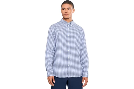 Мужская рубашка Vineyard Vines Skysail Gingham Performance Cotton Shirt