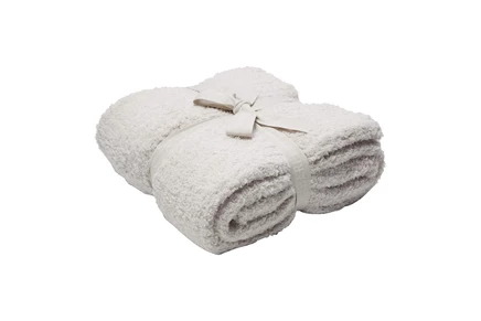 Плед Barefoot Dreams Cozychic ребристый, миндальный