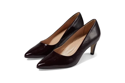 Женские туфли Marc Joseph New York Trinity PL, лак, винный