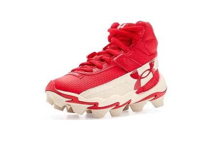 Детские бутсы under armour harper 10, красно-песочные