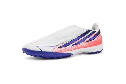 Мужские сороконожки Adidas F50 Hyperfast, бело-фиолетовые