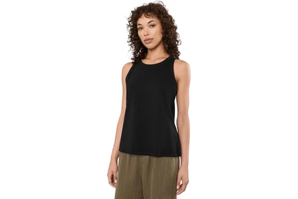 Женская футболка Eileen Fisher Pima Cotton Stretch Jersey Round Neck Slim Tank